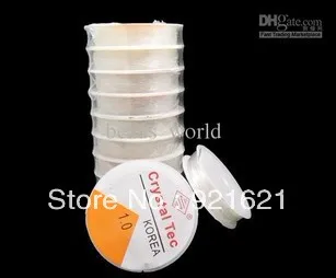 

10Rollsx10Translucent Stretch Elastic Beading Cord/String/Thread 1.0mm D0240