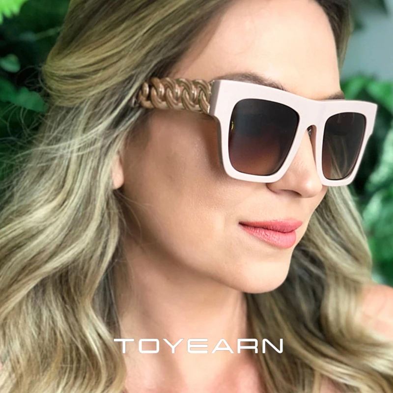 

TOYEARN 2019 New Brand Design Ladies Fashion Square Sunglasses Women Men Vintage Sexy Sun Glasses For Female UV400 Oculos de sol
