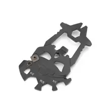 Stainless Steel Outdoor EDC Pocket Multi-tool Screwdriver Crowbar Skull Keychain Bottle Opener Stainless Steel Outdoor EDC Pocket Multi-tool Screwdriver Crowbar Skull Keychain Bottle Opener