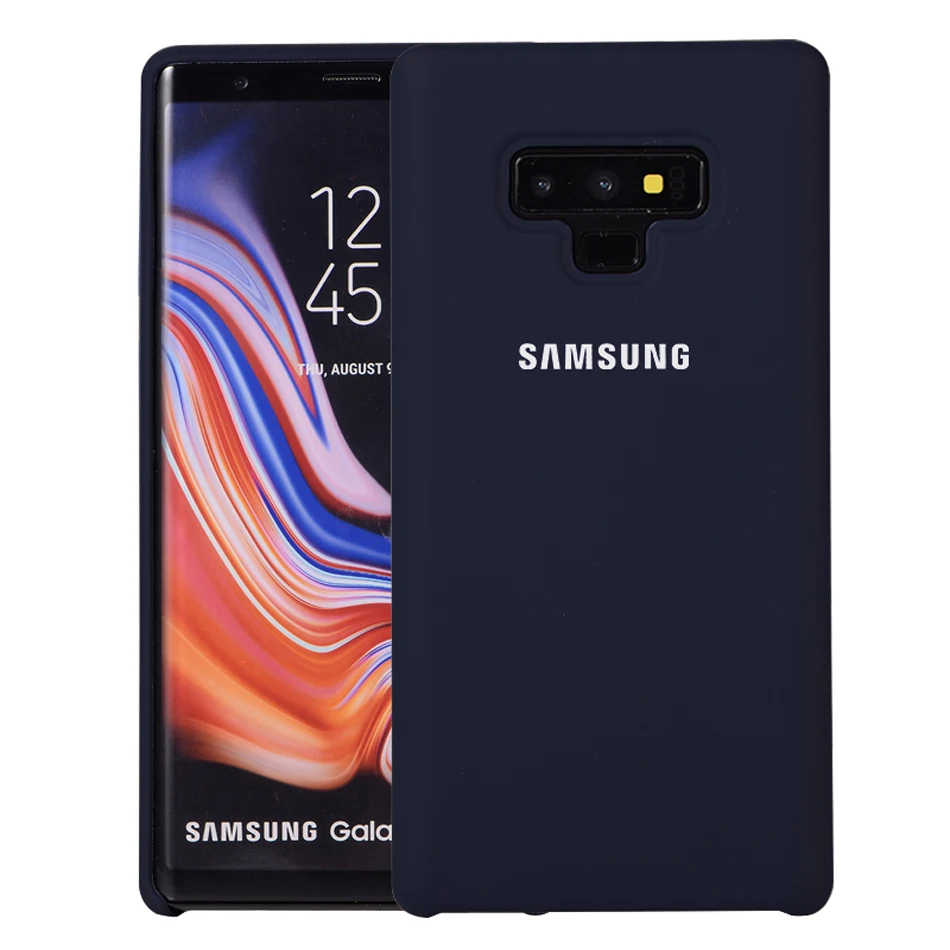 9Samsung Note9 Case Silicone 100% Original Back Cover Business Luxury Sport Cut Anti-knock Dirt-resistant Waterproof N9600