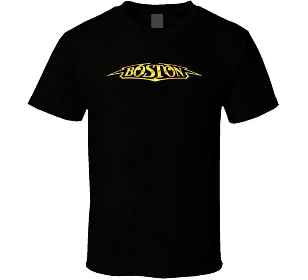 T-Shirt Summer Boston Rock Band Classic Logo T Shirt High Quality Casual Clothing