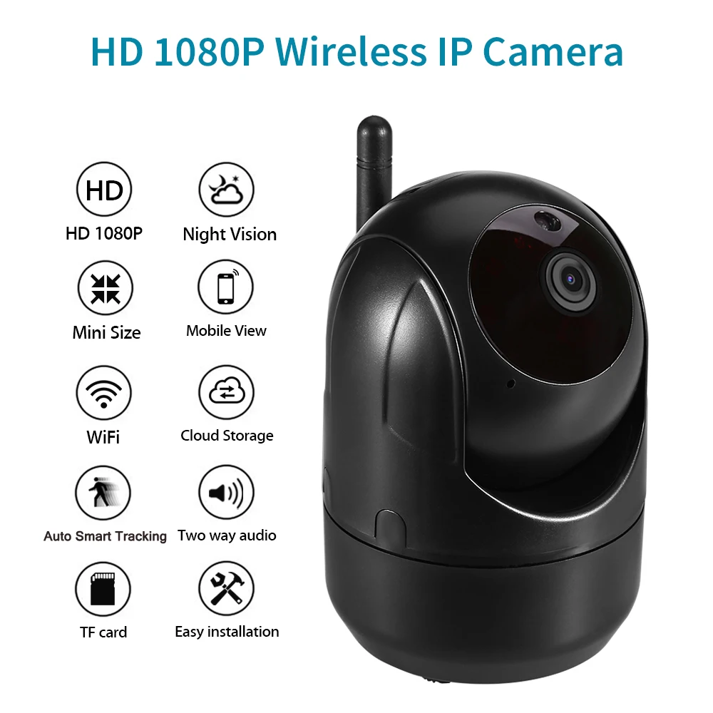Беспроводная ip-камера 1080 P, 2 МП, Wifi камера, домашняя, умная, авто слежение, человек, PIR детектор, Домашняя безопасность, видеонаблюдение, CCTV сеть