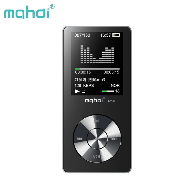 Mahdi металл без потерь Hifi Mp 3 Mp3 плеер Музыка Flac аудио с экраном динамик Fm радио