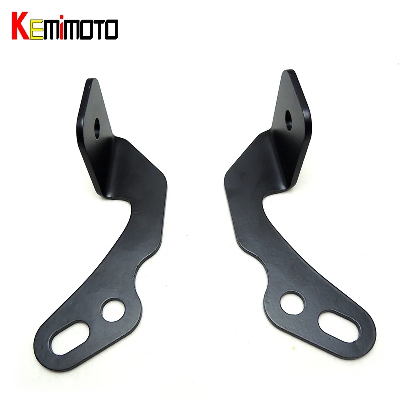 

KEMiMOTO 2PCS Lower Roll Bar Light Bracket LED Cube for Can Am Commander for POLARIS RZR XP1000 XC 900 RZR XP 1000 RZR-S