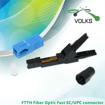

FTTH Fiber Optic Fast SC/UPC Connector/FTTH Fast fiber Connector 5pcs