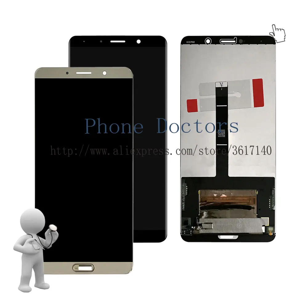 

5.9'' Full LCD DIsplay + Touch Screen Digitizer Assembly For Huawei Mate 10 ALP-L09 ALP-L29 ; Black / Gold / Mocha Gold ; New