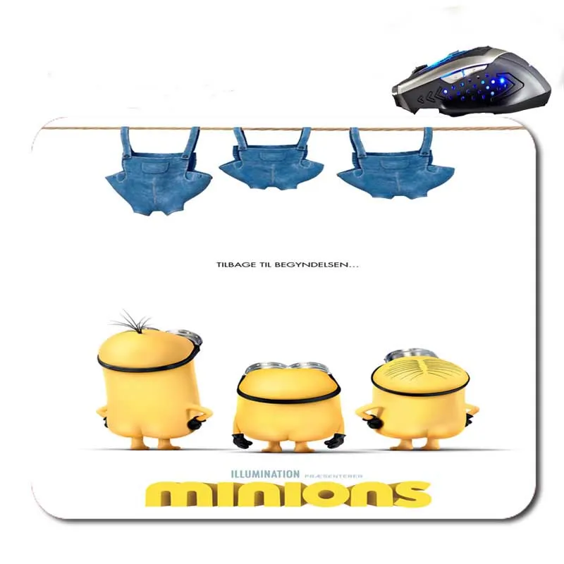 Free Shipping The Movie Minions Plakat Custom font b Gaming b font Mouse Mat High Quality