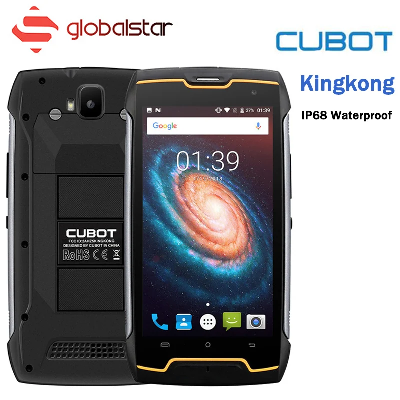 Cubot Kingkong IP68 Водонепроницаемый mt6580 четыре ядра сотовый телефон Android 7,0 смартфон 2 ГБ Оперативная память 16 ГБ Встроенная память разблокировать