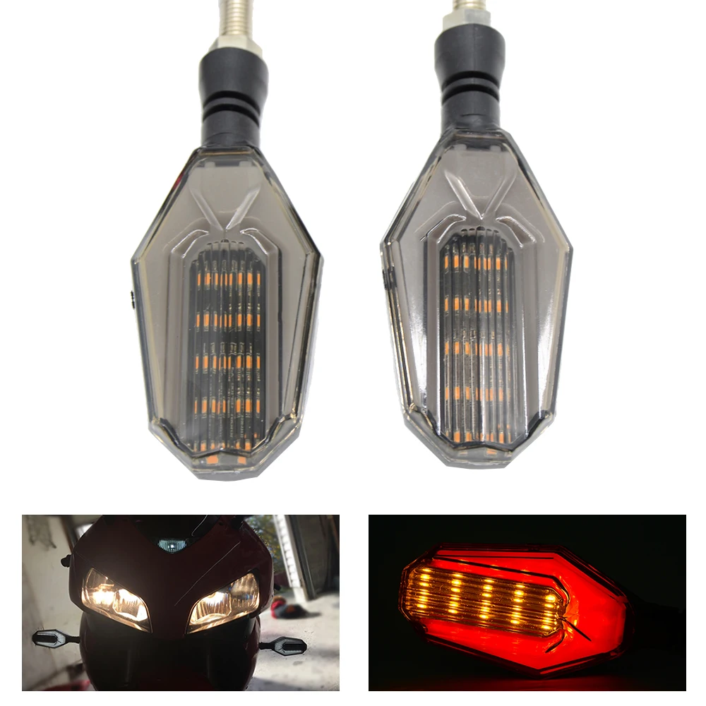 

Amber Blinker Light Lamp Indicators Blinkers Flicke Moto Signal Lights For BMW K1200R SPORT K1200S K1300S K1300R K1300GT K1600GT