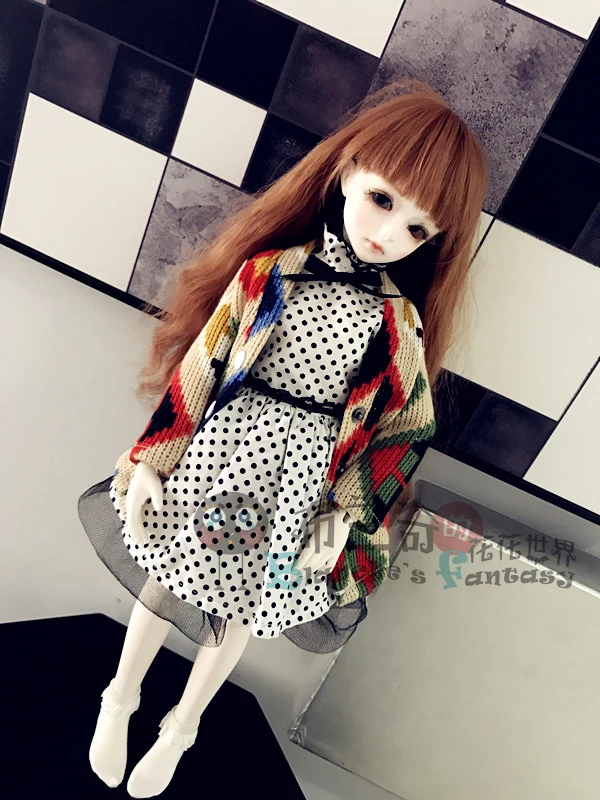 1/3 1/4 1/6 BJD куклы одежда игрушки высокое качество кукольный свитер + юбка костюм