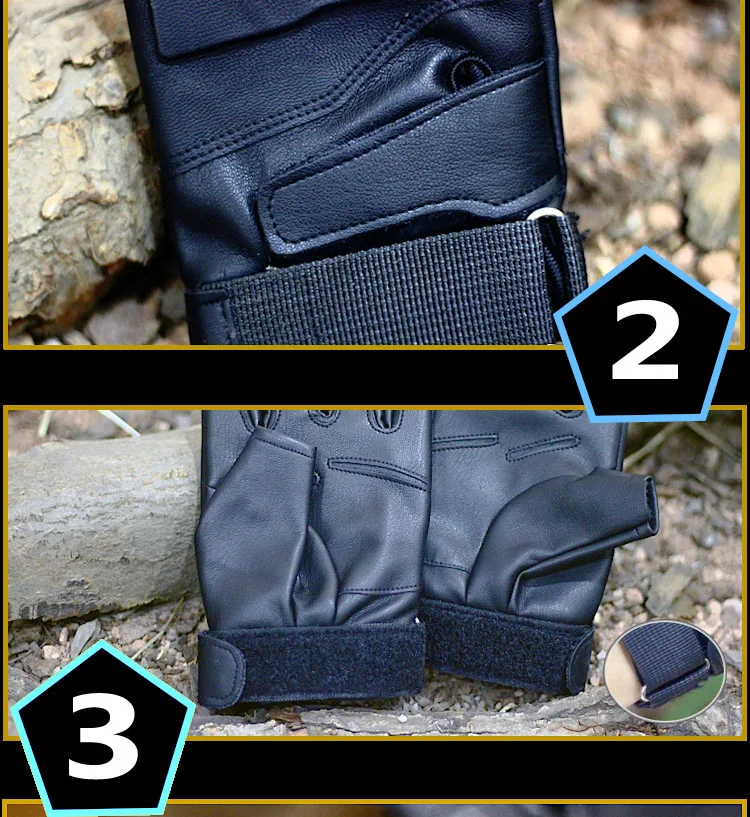 LongKeeper искусственная кожа тактические перчатки Для мужчин половина пальцев Военная армейские боевые рукавицы Для женщин Полу анти-слип