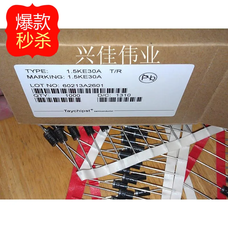 10PCS New 1.5KE30A unidirectional 30V DO-201AD TVS Diode | Обустройство дома
