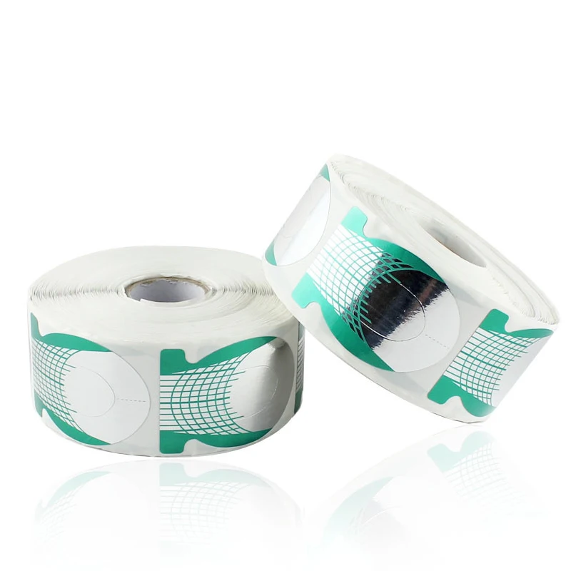 

500Pcs/roll Nail Form Sticker Professional UV Gel Nail Art Tip Extension Guide Tools for Salon Nails Care
