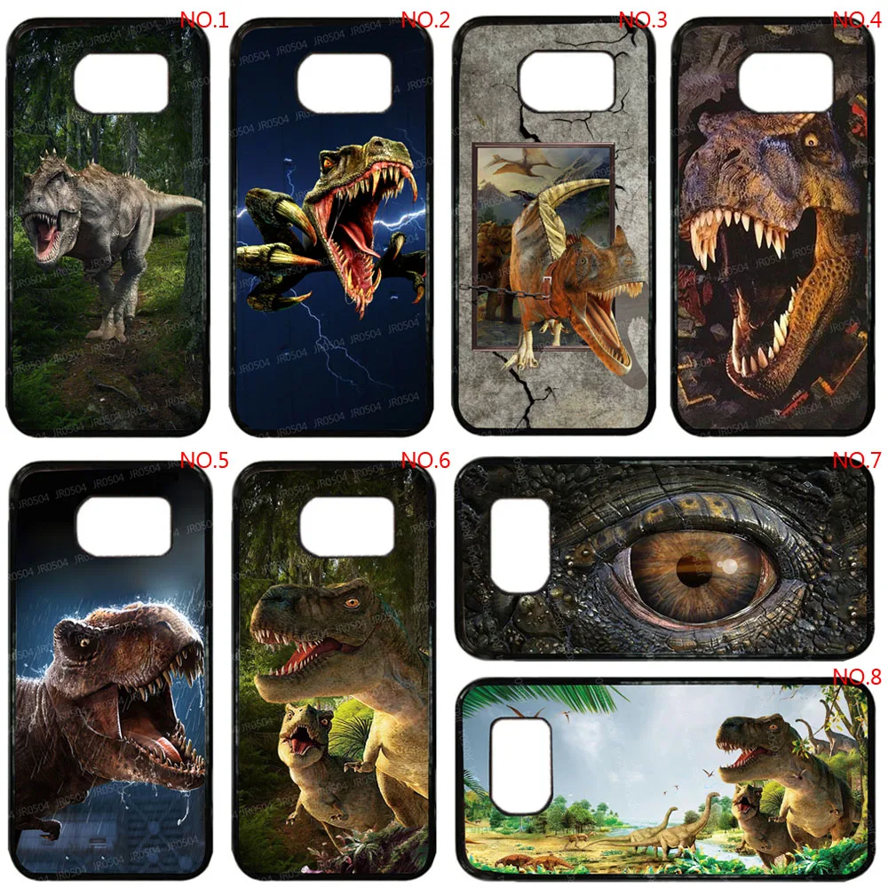 Dinosaur Forest Terror Cool PC Hard TPU For Samsung Galaxy S5 S6 S7 S8 S9 Plus Note 8 S8+ S9+ J5 2016 J510 Phone Case Cover #370 |