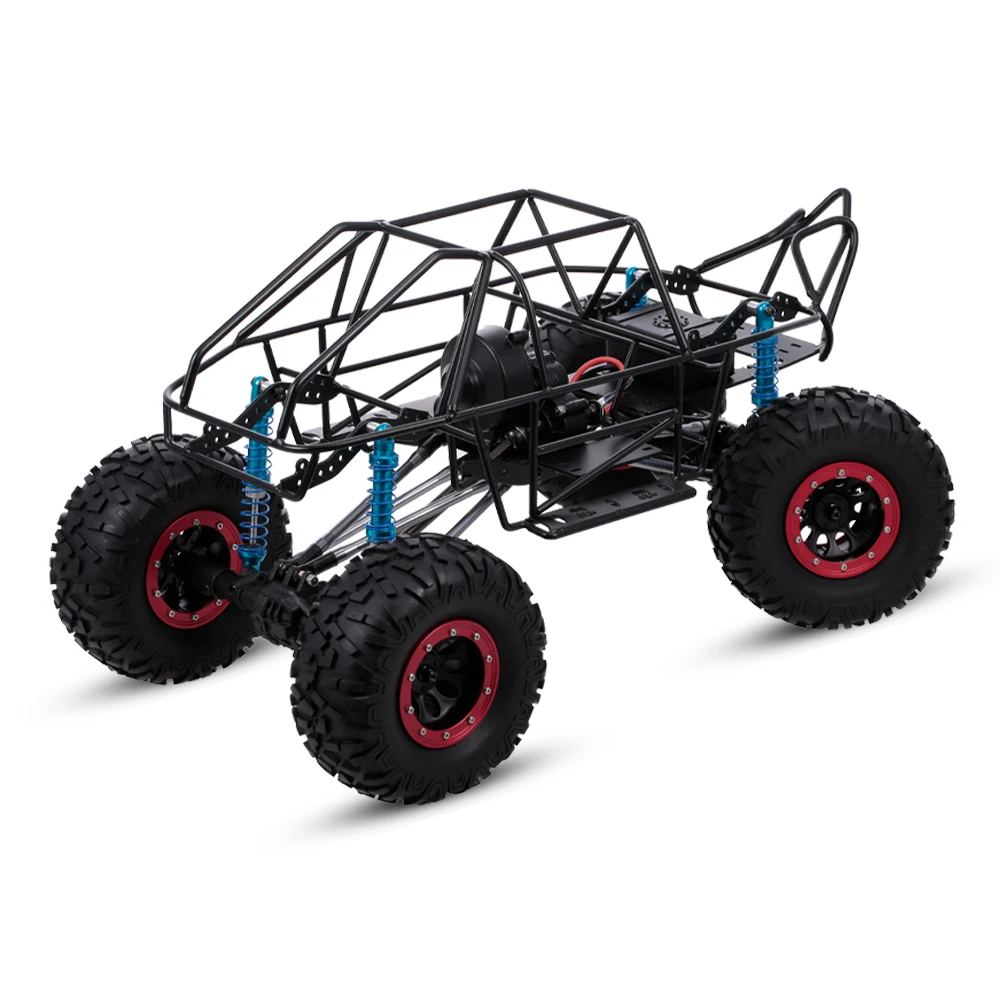 313 мм Колесная база Шасси Рама w/Tries для 1/10 AXIAL SCX10 II 90046 90047 RC Гусеничный альпинистский Автомобиль DIY части Аксессуары - Цвет: with tire