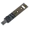 Adaptateur Portable haute Performance NVME vers USB M.2 SSD vers carte de Type A USB 3.1 Gen 2 puce de pont vers M2 SSD clé M pour Windows XP/7/ ► Photo 1/6