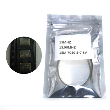 

10pcs SMD 5070 active crystal oscillator OSC 15MHZ 15.00MHZ 15M 7050 5*7 5V 25PPM
