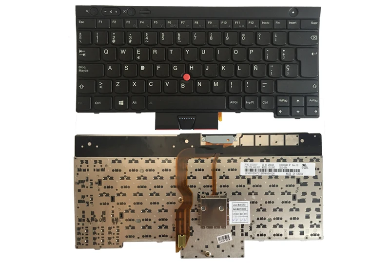 Новая SP Клавиатура для ноутбука LENOVO THINKPAD T530 T530i T430 T430s X230 W530 L430 L530 испанская клавиатура черная 04X1325