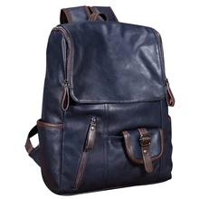 Vintage font b Men b font font b Backpack b font font b Leather b font