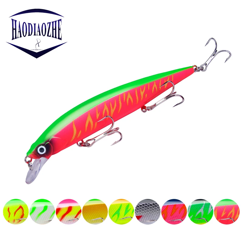 طعوم صيد سمك البلمة 14 سنتيمتر 18.6g Crankbait الصلب بيت إيسكا الاصطناعي المتذبذب الصيد معالجة 3D عيون العائمة اليابان Pesca Crankbait