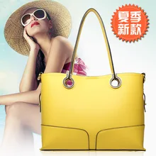 2015 Multi-purpose Fashion Brand Composite Bag Candy Color Women’s Handbags Casual Female Bags