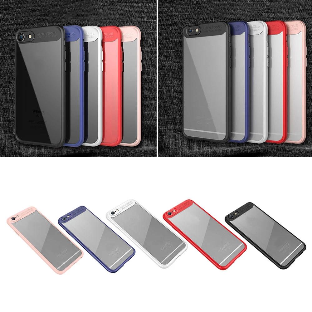 

Fashion Case For apple iphone 6 6s 7 TPU Sillicone Anti-Drop Protective Cover Clear Case Guard For iPhone6/6s/7