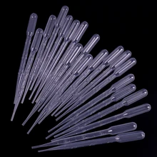 100 pièces 3ML jetable en plastique oeil compte-gouttes transfert gradué Pipettes bureau laboratoire expérience fournitures