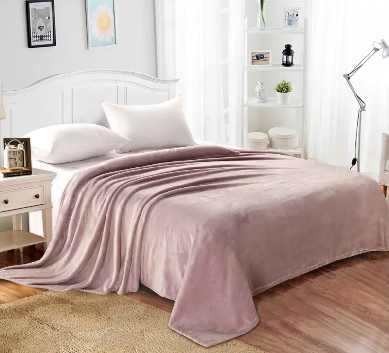 New Arrival Solid Color Air Conditioning Blanket Children Bed Sheet 100