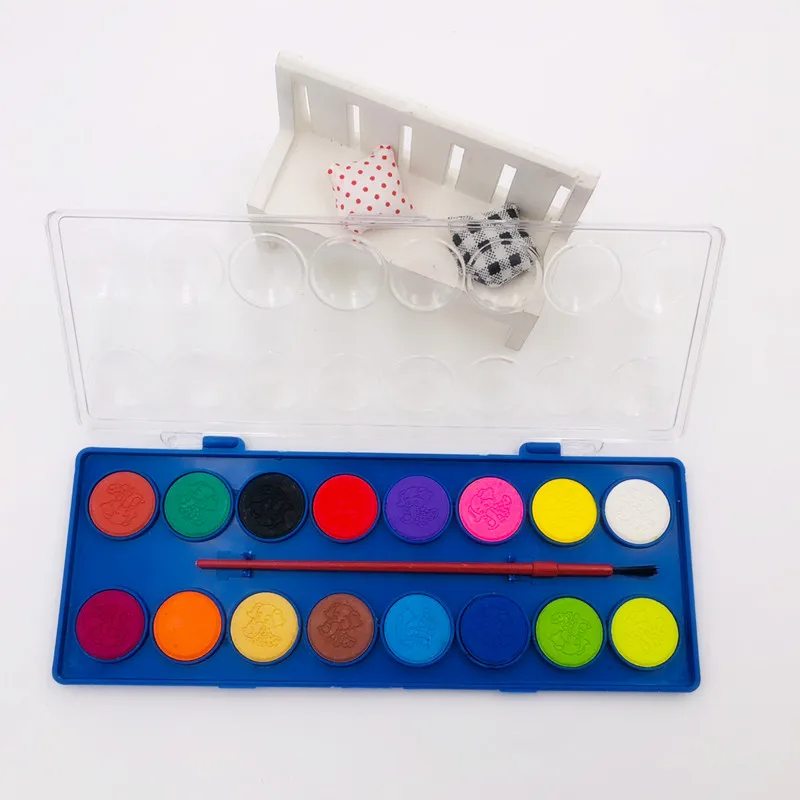 “ Fontes do Jardim de Infância Crayon Escova Artista Kit da