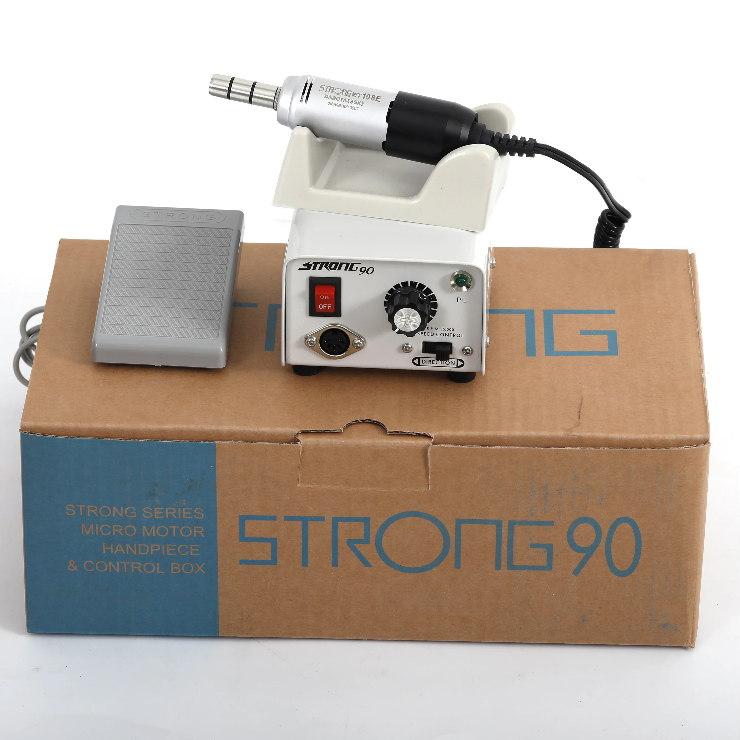 Strong 90+108E Dental Microcompats 35000 RPM Dental Laboratory Polishing Machine 4
