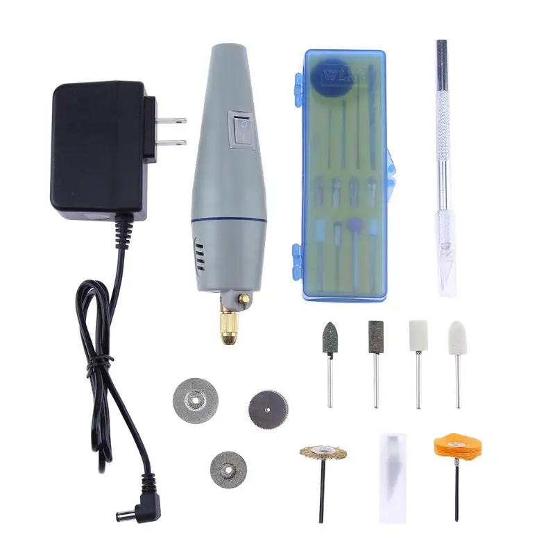 

28pcs Micro Mini Electric Grinder Suit Small Jade Carving Machine Polishing Machine Grinding Machine Hand Tool Sets
