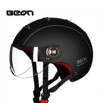 

2019 Summer New EUR ECE Half Face Motorcycle Helmet Fashion style half cover Motorbike helmets made of ABS with PC Lens visor