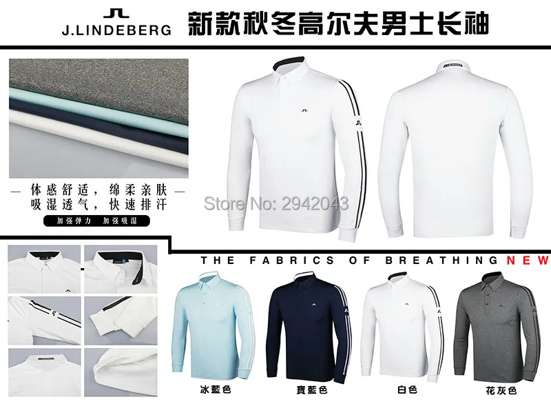 

Golf Shirt Spring and Autumn JL Golf Sweatshirt Long Sleeve JL Golf T-Shirt Free Shipping
