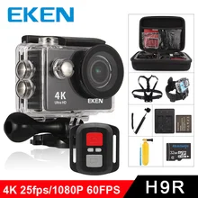 Экшн-камера eken H9R/H9 Ultra HD 4 K/25fps WiFi 2," 170D Водонепроницаемая камера для подводной съемки на шлеме Спортивная камера s
