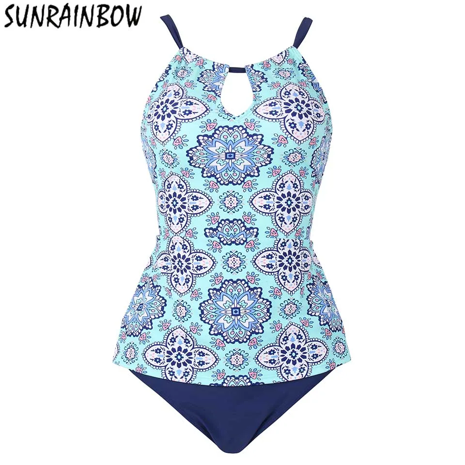

SUNRAINBOW 2019 Two Piece New Push Up Bikinis Women Swimsuit Bathing Suits Bikini Set Patchwork Button Plus Size Swimwear 2XL