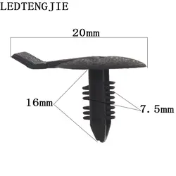 LEDTENGJIE автомобильный крепежный зажим 100 шт. из нержавеющей стали винт шайба Автомобильный интерьер запчасти фиксированный зажим для