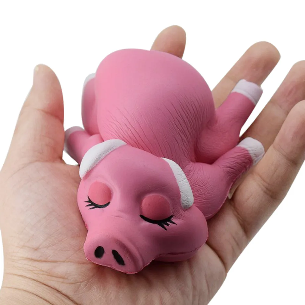 Милые горячие Kawaii Jumbo pig мягкое медленно рисингулы коллекционные игрушки мультфильм сладкий Ароматические супер медленно поднимающиеся игрушки для детей