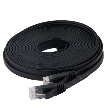 

10m CAT6 Flat UTP Ethernet Network Cable RJ45 Patch LAN cablefor Internet Network Patch LAN Cable Cord for PC Computer