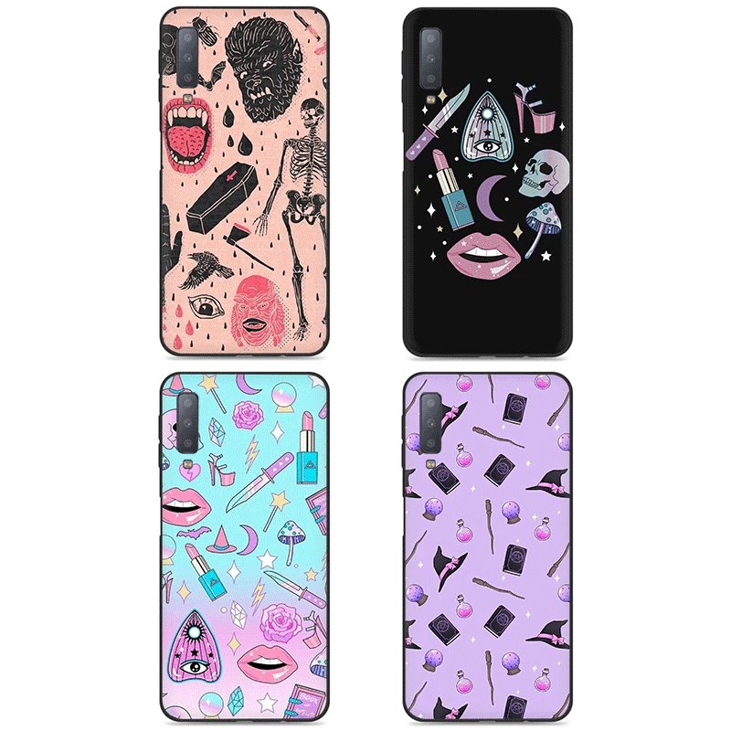 Girly пастельных ведьмы Мягкий силиконовый чехол для мобильного телефона Samsung GaLaxy A3