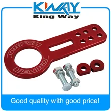 Jdmspeed Заготовка алюминиевый гоночный передний задний буксировочный крюк комплект CNC JDM анодированный-красный синий черный