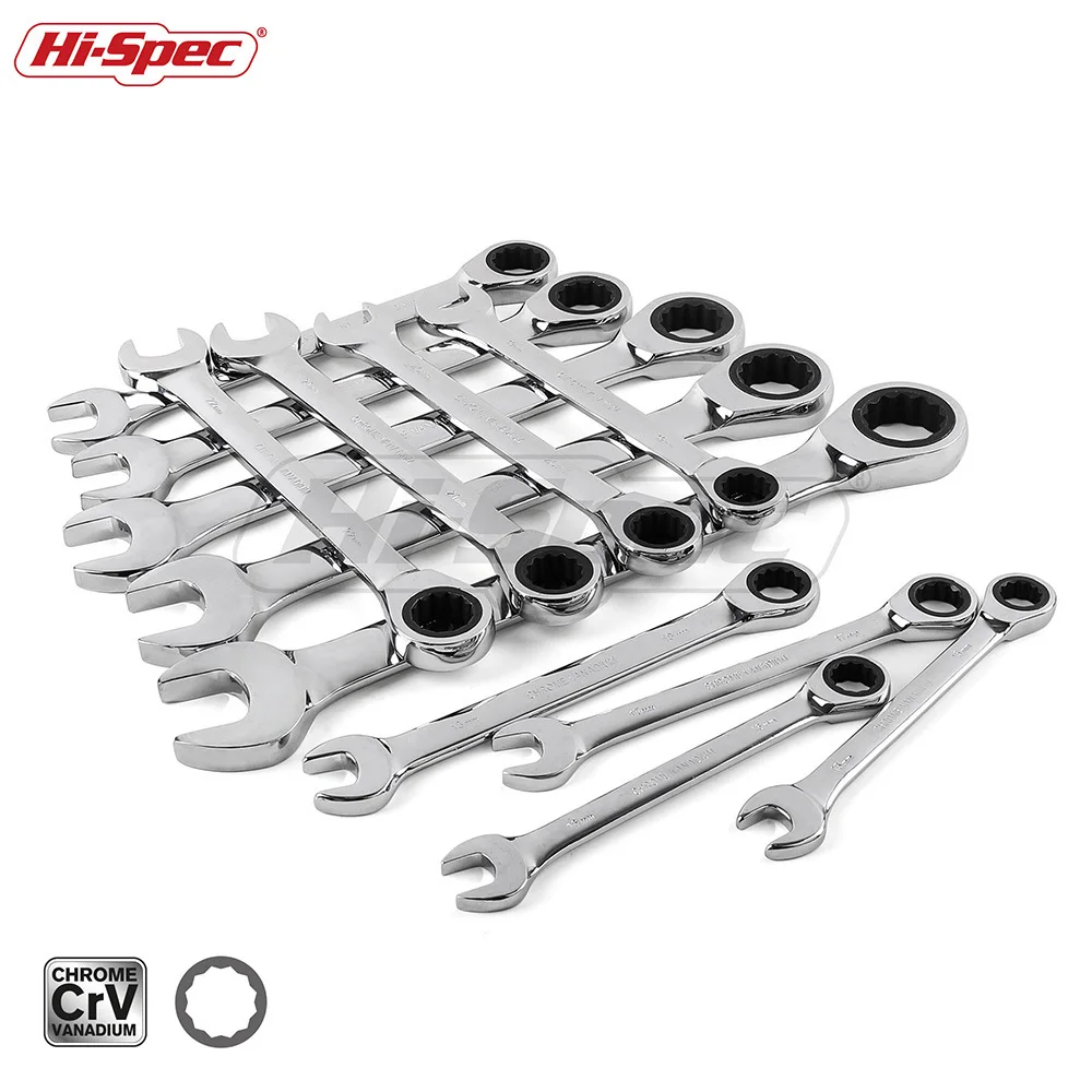 

Hi-Spec 1pc Ratchet Combination Wrench Tool Set 6-32 Torque Wrench Spanner Universal Ratchet Key Torquimetro Anahtar Takimlari