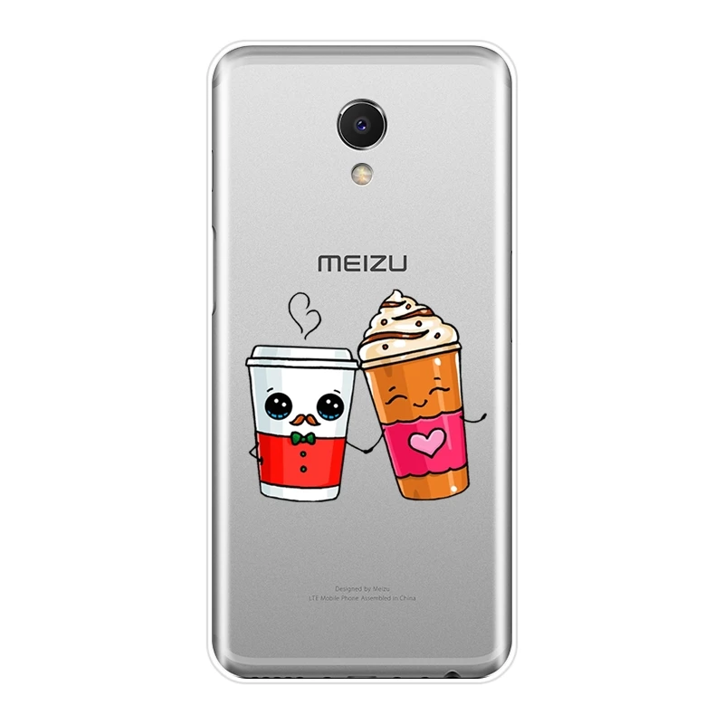 Мягкий чехол для телефона силиконовый Meizu M6 M6S M6T M5 M5C M5S M3 M3S M2 забавная задняя