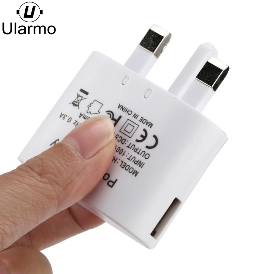 

Ularmo General Foldable Travel 5V 2A AC Wall Home Charger Power Adapter UK Plug For Samsung For Cell Phones