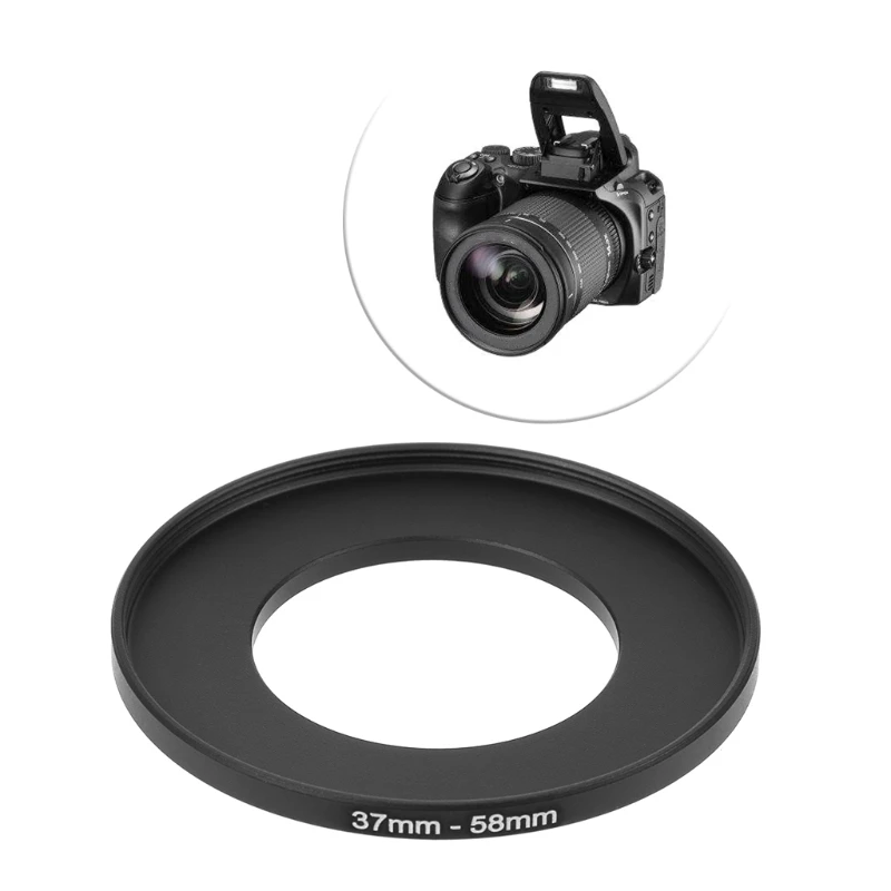 

37mm To 58mm Metal Step Up Rings Lens Adapter Filter Camera Tool Accessories New