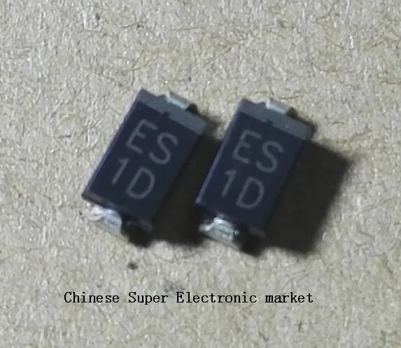 100 шт. выпрямительный диод SF14 1A 200V SMA ES1D ZJ | Электронные компоненты и