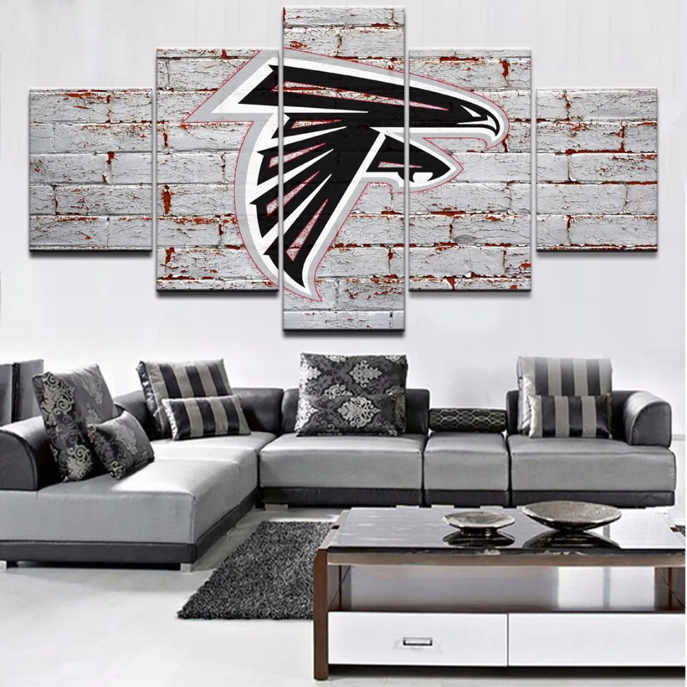 Online Get Atlanta Falcons Art Aliexpress Com Alibaba Group Atlanta Falcons Locker Room Window Valance Zoom