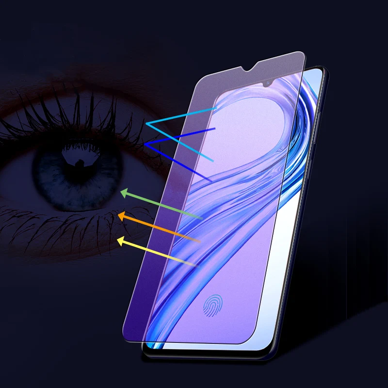 9H Anti Blu Ray Frosted Tempered Glass For Vivo X23 V11i Pro Z3i Y97