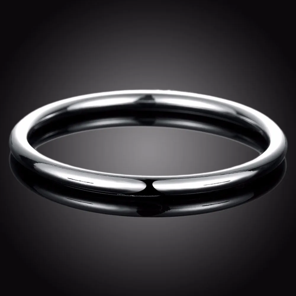 Мужской браслет с серебряным покрытием 925 пробы 5 мм|bangle bracelet|fashion bangle braceletbangle |