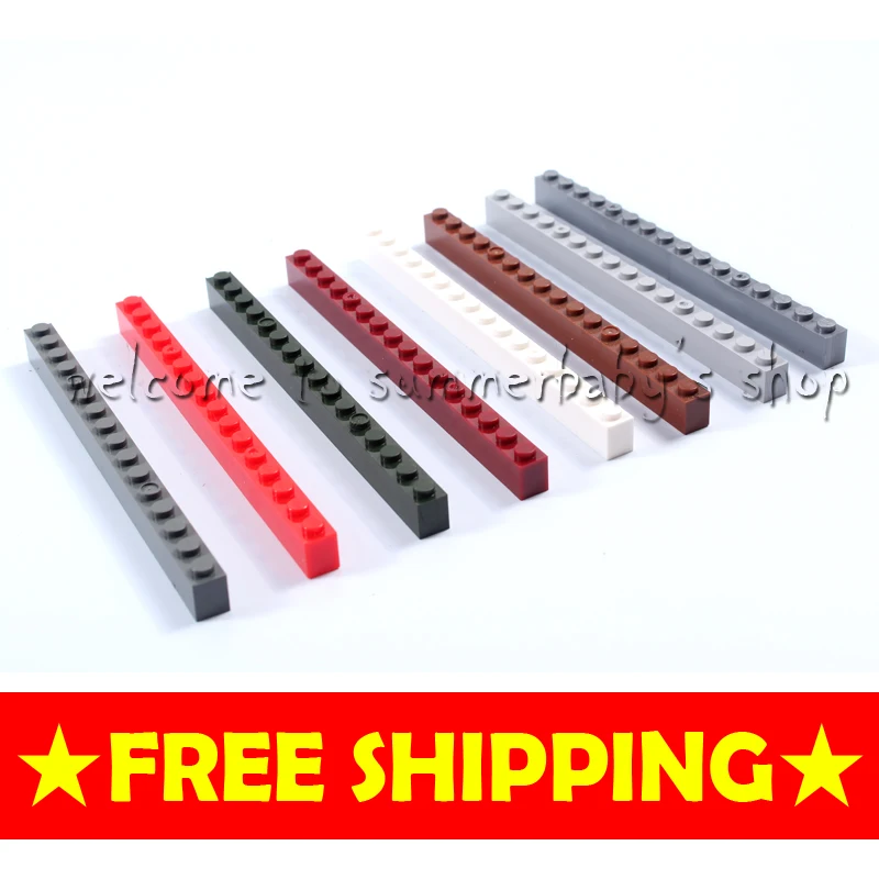 

KAZI Toys high brick 1*16 16P DIY kid woma diamond Building blocks enlighten playmobil ABS decool lego Compatible minecraft
