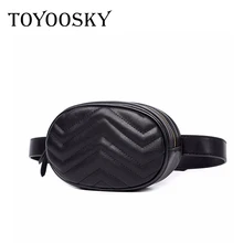 TOYOOSKY/Лидер продаж, Новая высококачественная поясная сумка для женщин, поясная сумка, роскошная брендовая модная сумка из искусственной кожи на груди